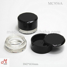 MC956A avec couvercle rotatif cosmétiques eye liner gel container / liner gel packaging / liner gel case